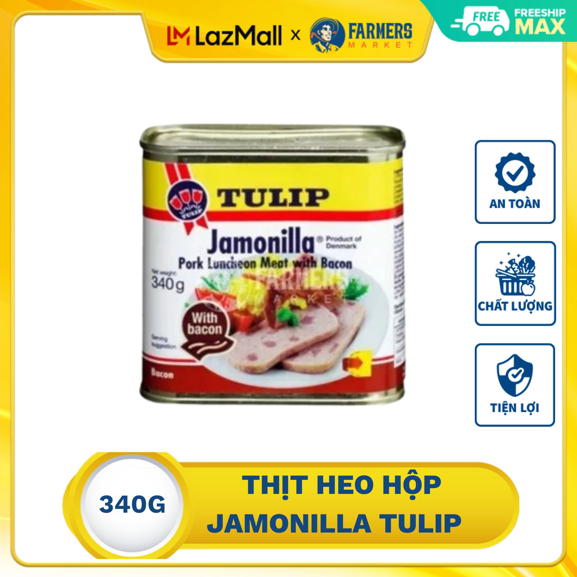 Thịt heo hộp Jamonilla Tulip 340 g