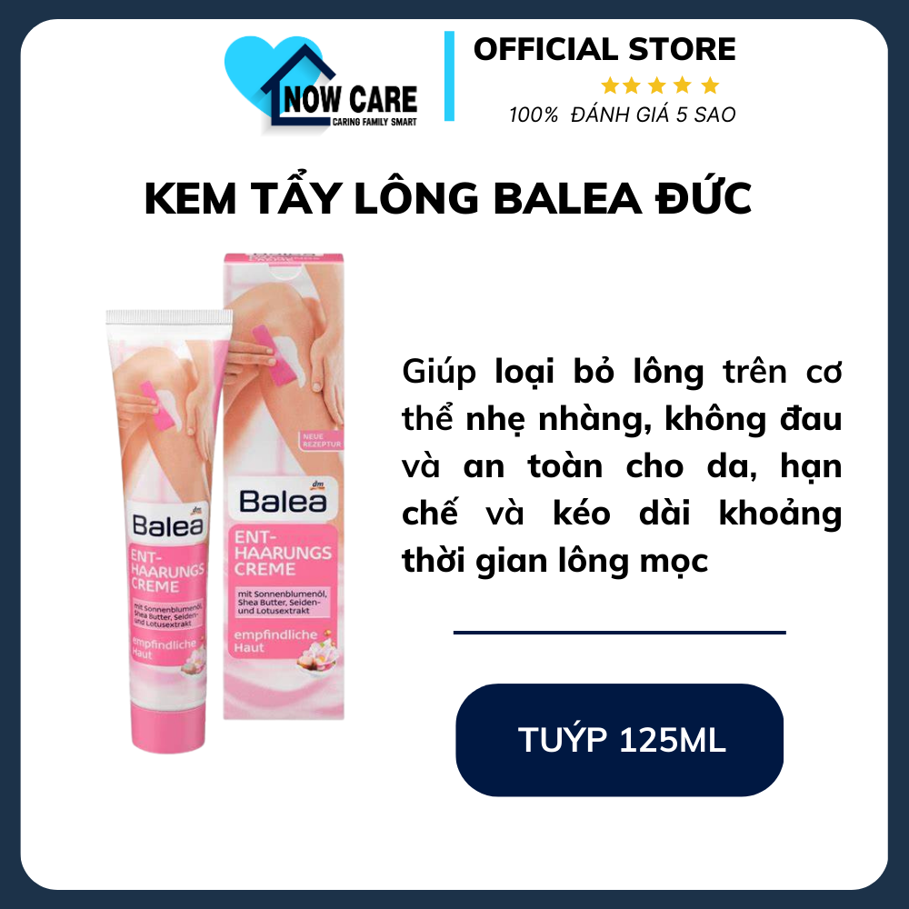 Kem tẩy lông balea đức tuýp 125 ml