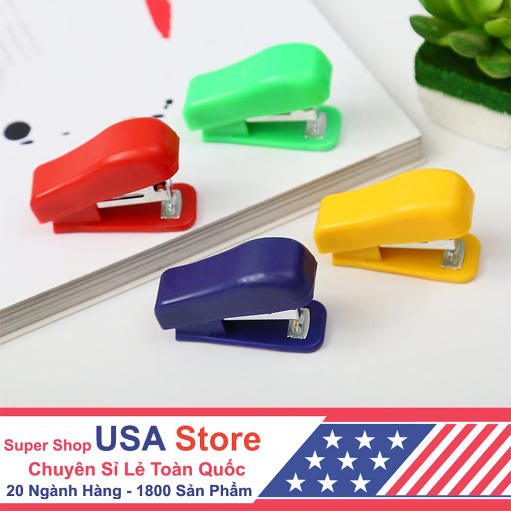 Dập Ghim Tặng Hộp Ghim Văn Phòng T1 HBook1067 (Giao Màu Ngẫu Nhiên)