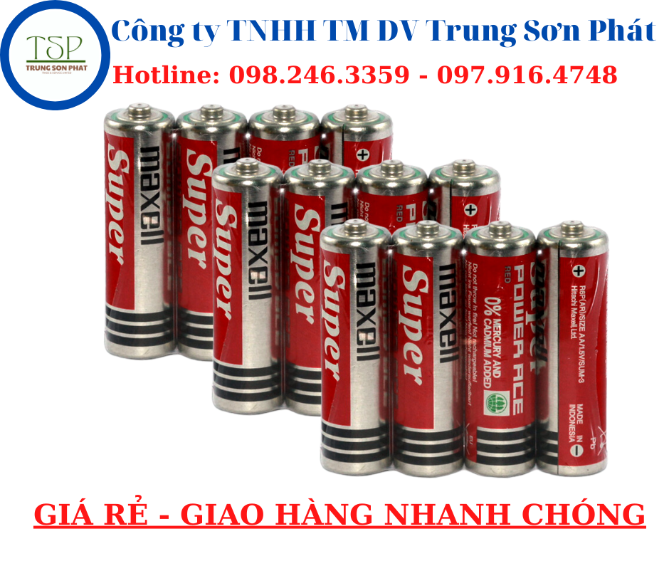 Pin tiểu aa maxell 1.5v