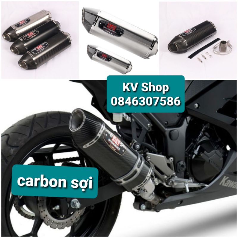 Pô yoshimura r77 full carbon sợi, hàng cao cấp