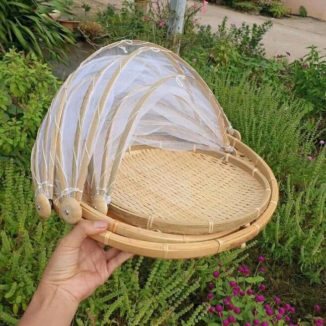 Sét 3 mẹt lồng bàn mẹt tre lồng bàn 30.35.40cm