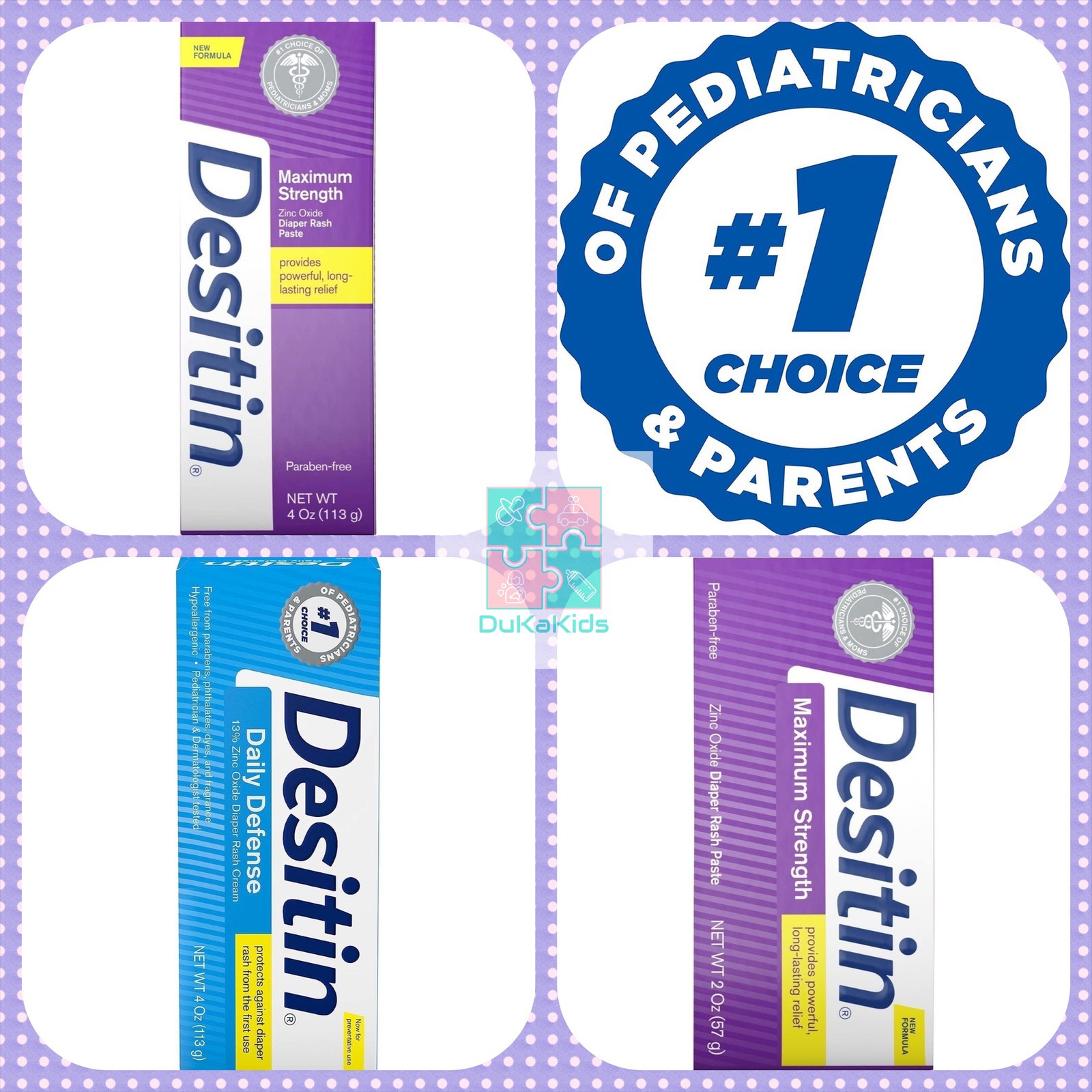 Kem chống hăm Desitin bán chạy số 1 tại Mỹ 57 gram / 113 gram