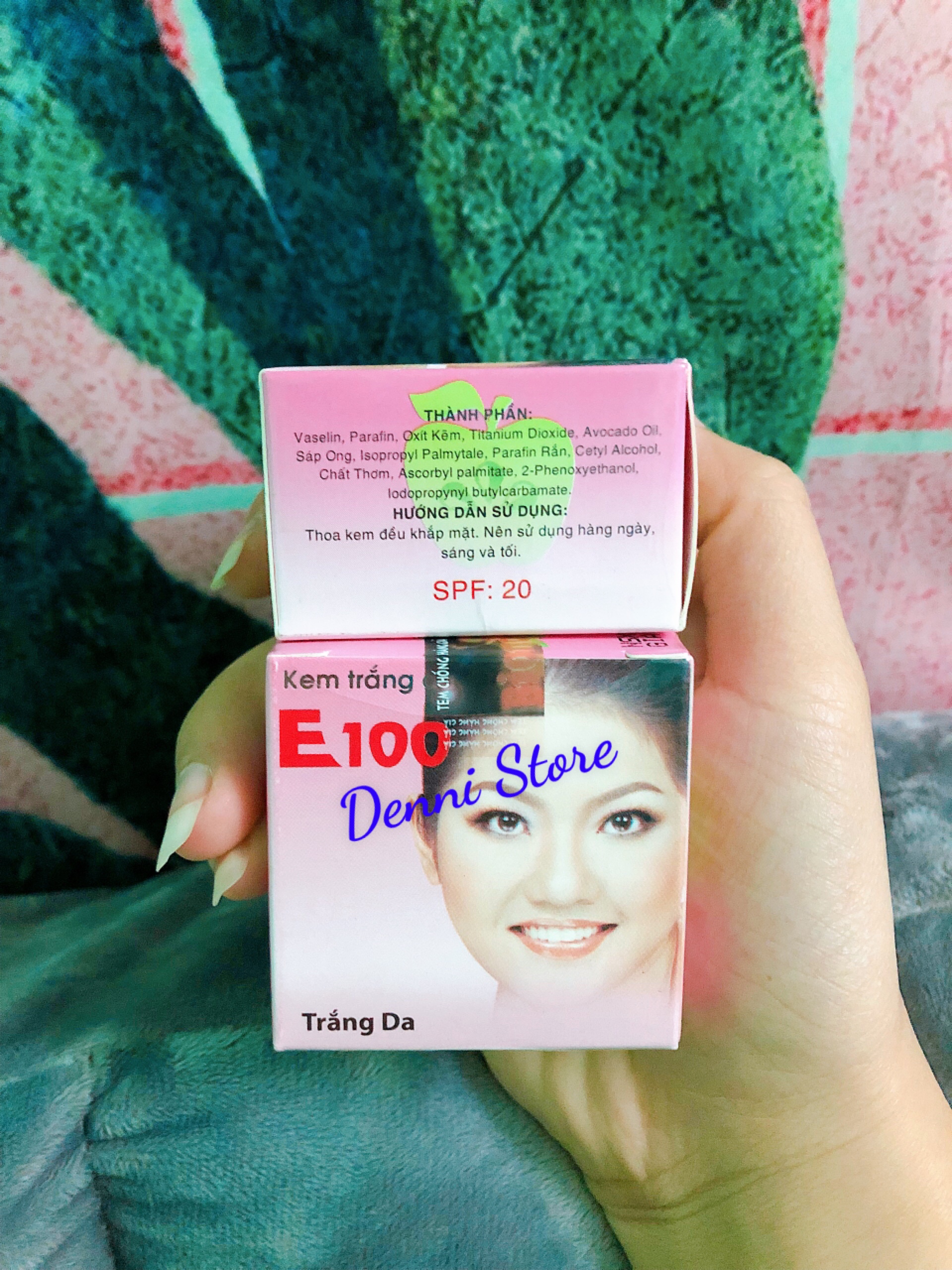 Lẻ hủ kem dưỡng trắng E100 4gr
