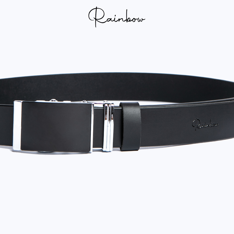 Thắt lưng nam thời trang Rainbow BELT-005-BLK màu đen