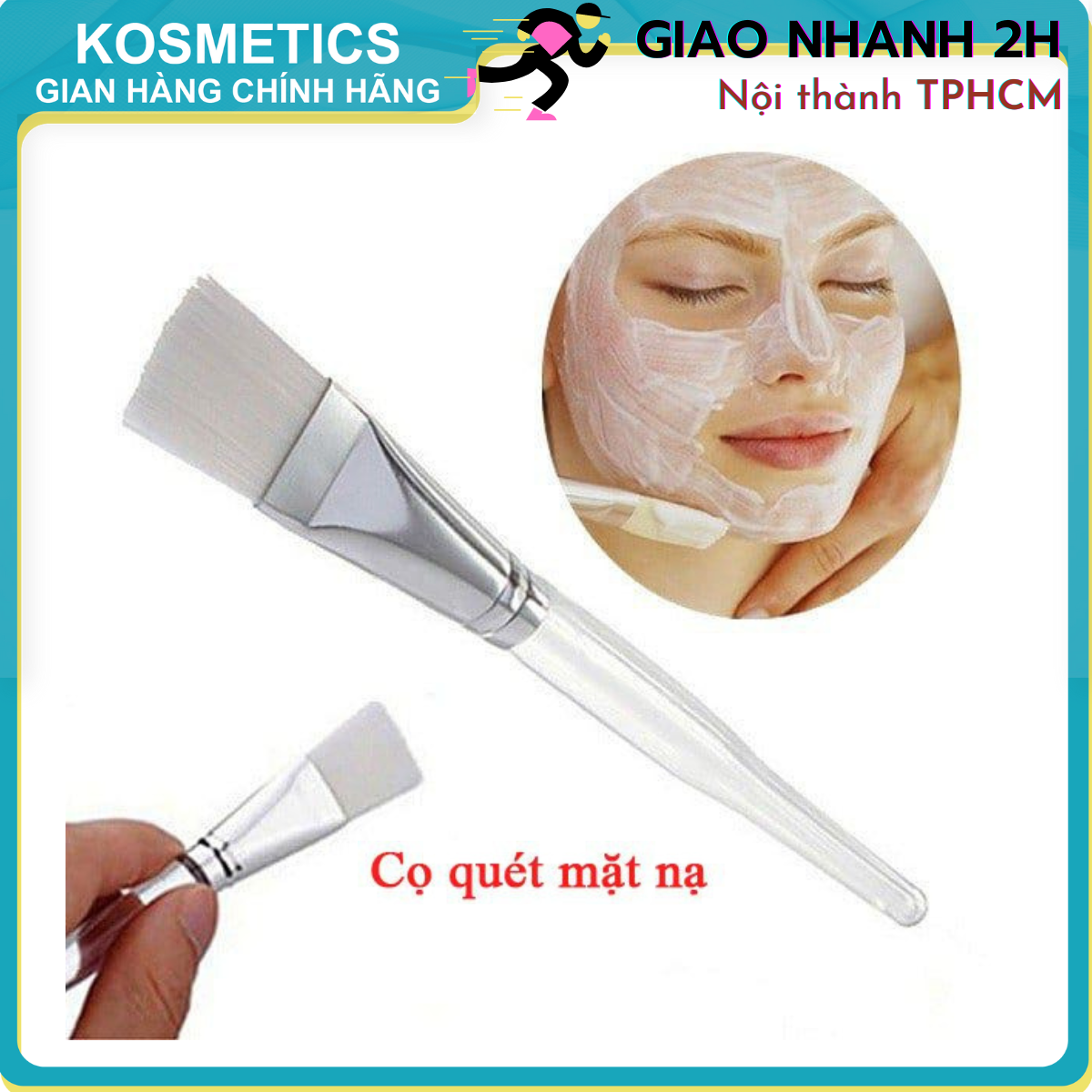 Cọ quét mặt nạ cán trong