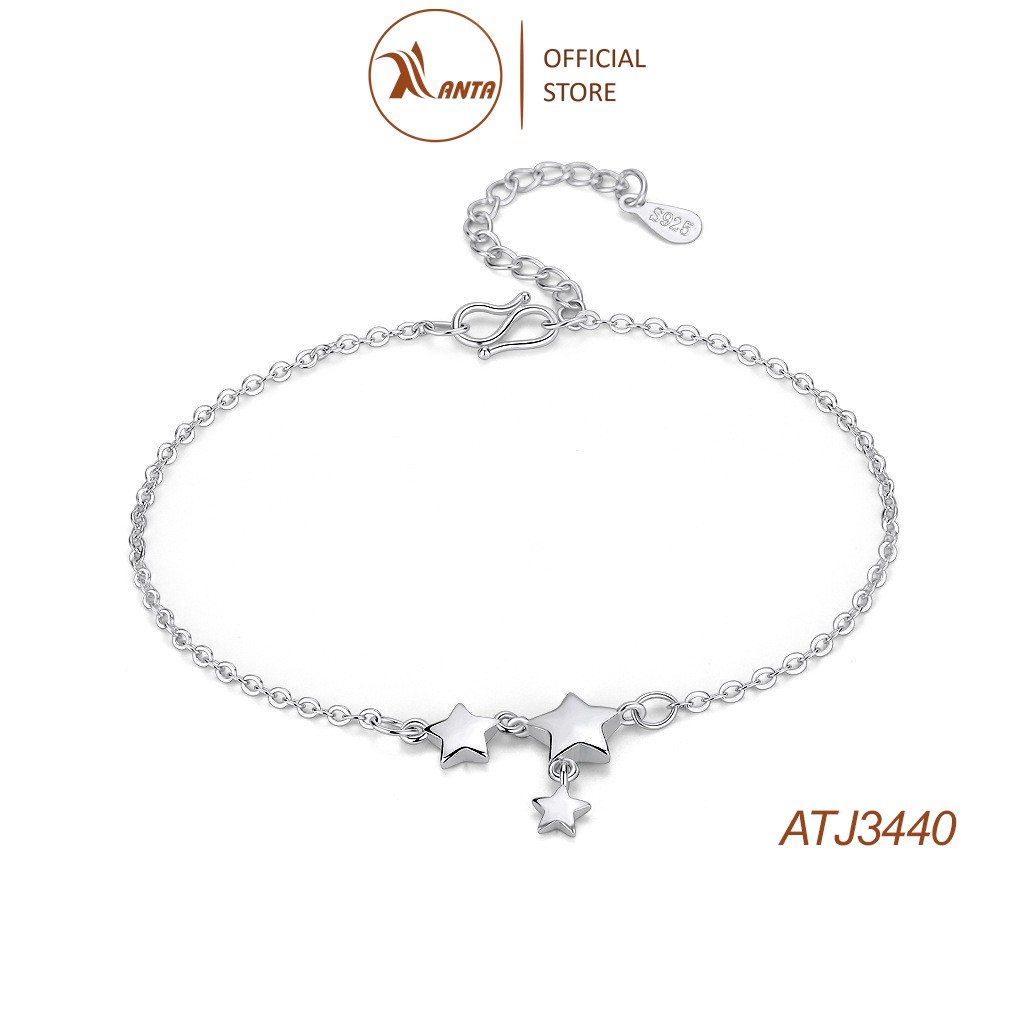 Vòng tay bạc 925 thiết kế ngôi sao đơn giản thời trang cho nữ ANTA Jewelry - ATJ3440