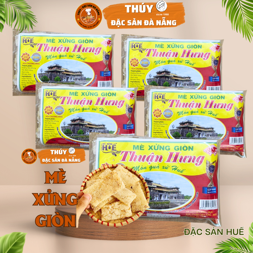 Mè Xửng Giòn Combo 5 Gói Đặc Sản Cố Đô Huế Ngon Thơm Giòn Ngọt Thanh Nhẹ Hấp Dẫn