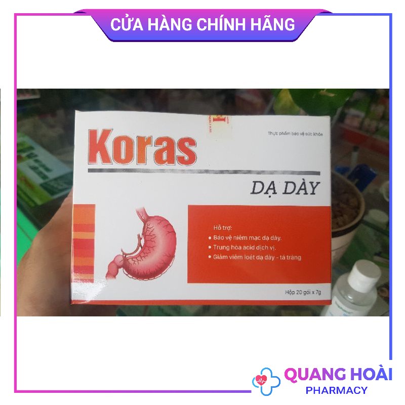 [ Chính Hãng ] Koras Dạ Dày, Giảm viêm loét và Trào Ngược Dạ Dày