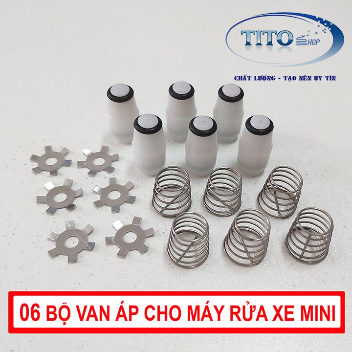 06 BỘ VAN ÁP THAY THẾ VAN MÁY XỊT RỬA CAO ÁP BỊ HỎNG - PHỤ KIỆN MÁY RỬA XE