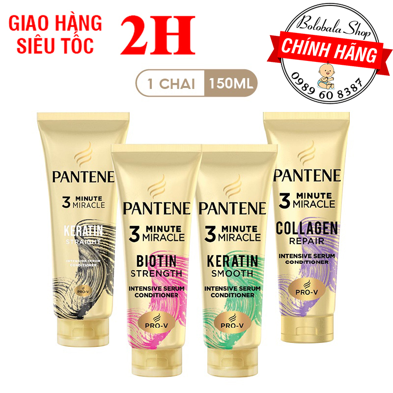 Dầu xả pantene 3 phút diệu kì tuýp 150ml