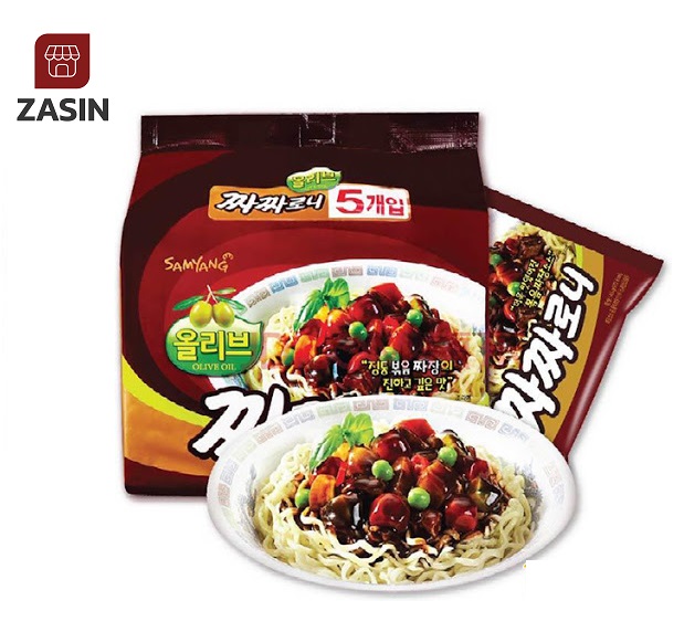 [HCM]Lốc 5 gói mì tương đen samyang Hàn quốc