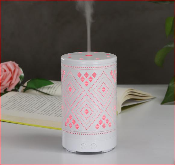 TẶNG TINH DẦU Máy Tạo Độ Ẩm Không Khí Máy Khuếch Tán Tinh Dầu Xông Tinh Dầu Siêu Âm Sáng Tạo Sắt Nghệ Thuật