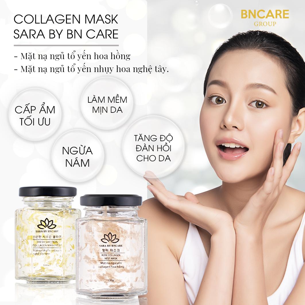 Nạ yến collagen tặng tẩy tế bào chết