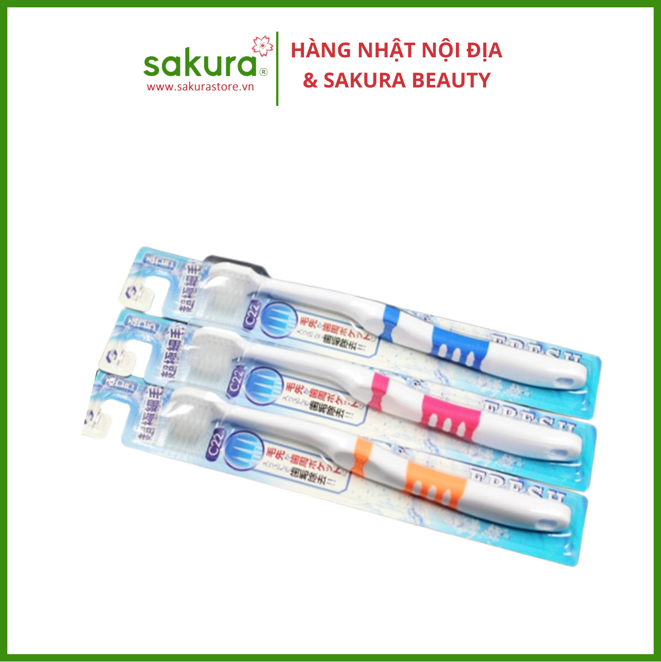Bàn chải đánh răng Ultraslim loại mềm - Hàng Nhật nội địa