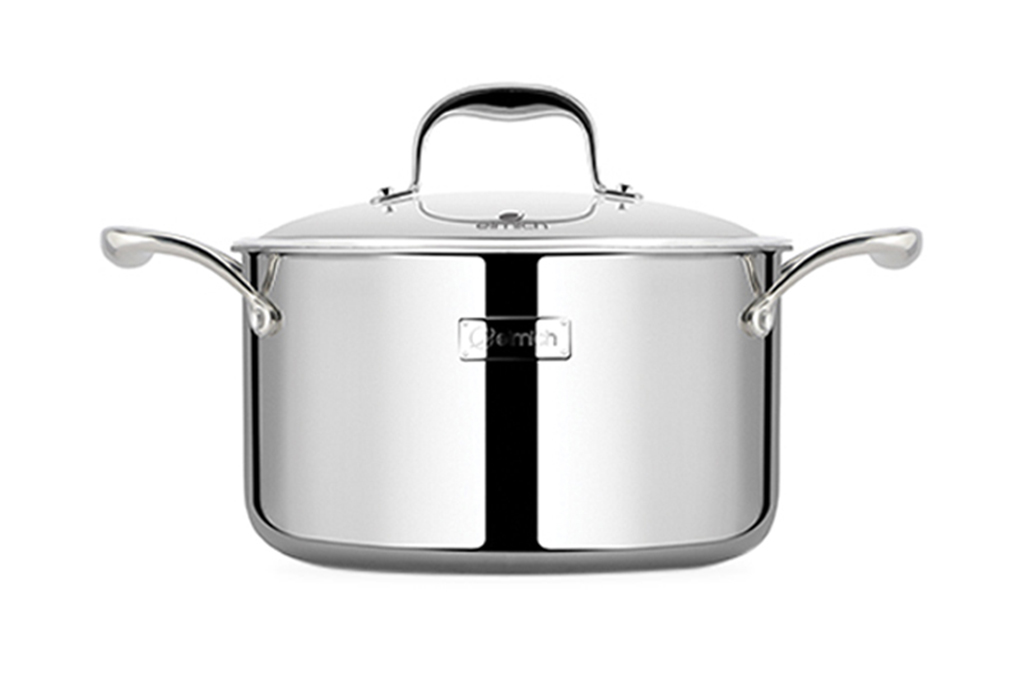 Nồi inox 3 lớp cao cấp đáy liền Emich Tri-max XS EL-3745/EL-3746/EL-3747/EL-3748/EL-3749/EL-37450 size 16cm/ 18cm/ 20cm/ 24cm/ 26cm/ 28cm