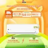 ✅[Trả góp 0%]Máy lạnh Sharp Inverter 1 HP AH-XP10DSW