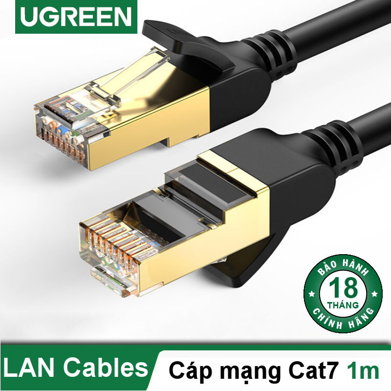 Cáp mạng đúc sẵn cat7 dài 2m tròn ugreen 11269 cao cấp