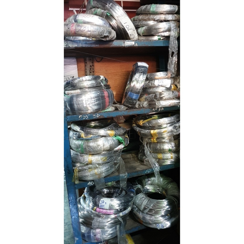 [HCM]Dây Inox 304 Cứng Đàn Hồi (lò xo) - giá bán trên 1 mét