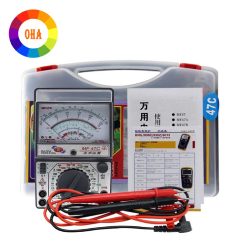 Đồng hồ vạn năng kim mf47c tặng kèm pin