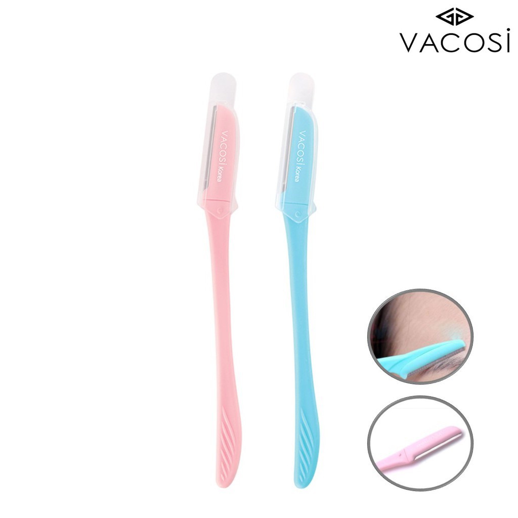 Dao Cạo Chân Mày Vacosi Bộ 2 Cây DC06