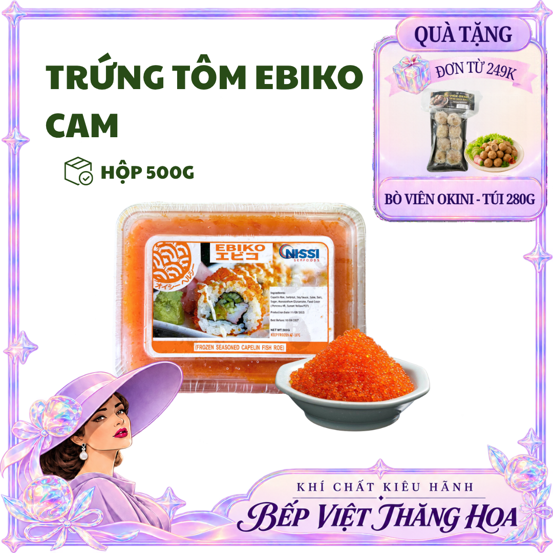 [HỎA TỐC HCM] Trứng Tôm Ebiko Hộp 500G