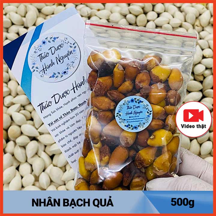Nhân Bạch Quả Khô 500g Cải Thiện Tuần Hoàn Não