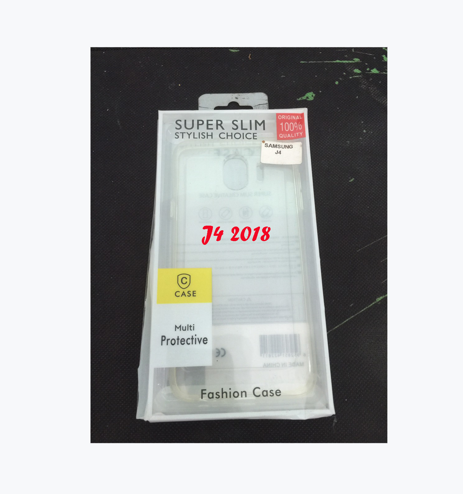 Ốp lưng Samsung J4 2018 nhựa dẻo trong suốt-Americanshop