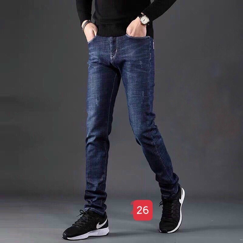 Quần jean nam màu xanh -quần jean nam thiết kế mới nhất 2021-quần jean nam chất bò cao cấp -quần jean nam co giãn form chuẩn Hàn Quốc QUYNH_STORE97 JG0026