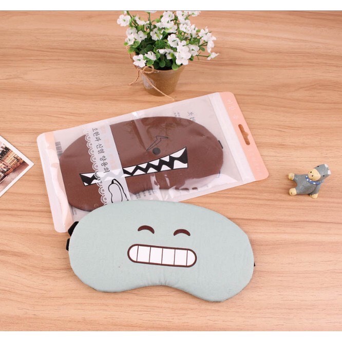 [HCM]Miếng Bịt Mắt Ngủ 3D Có Túi Gel Làm Mát Mắt Hoạ Tiết Đáng Yêu