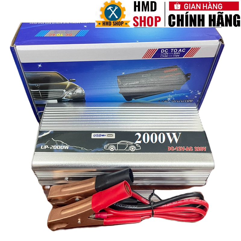 Bộ kích điện 12v lên 220v 2000W