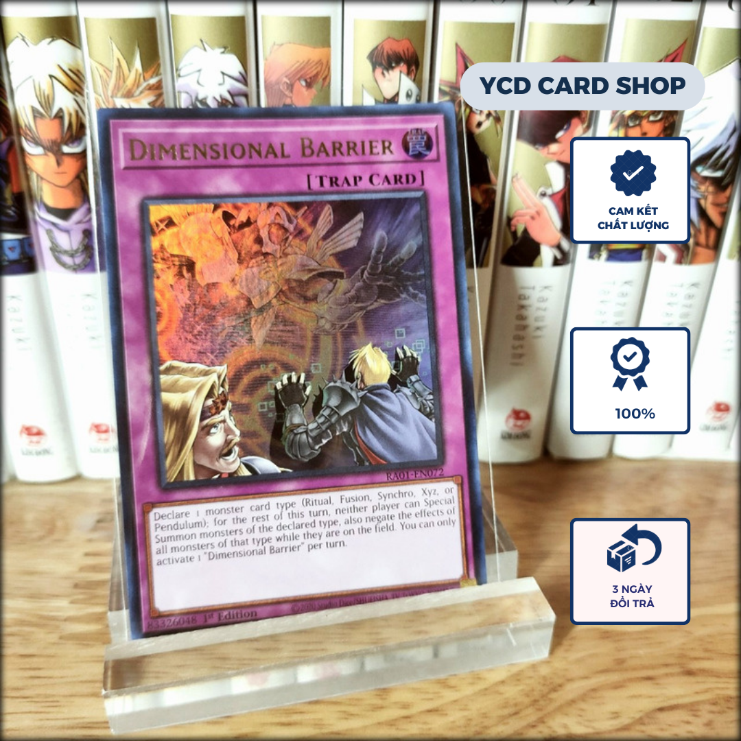 [YCDcardgame] Thẻ bài Yugioh Chính Hãng  Dimensional Barrier