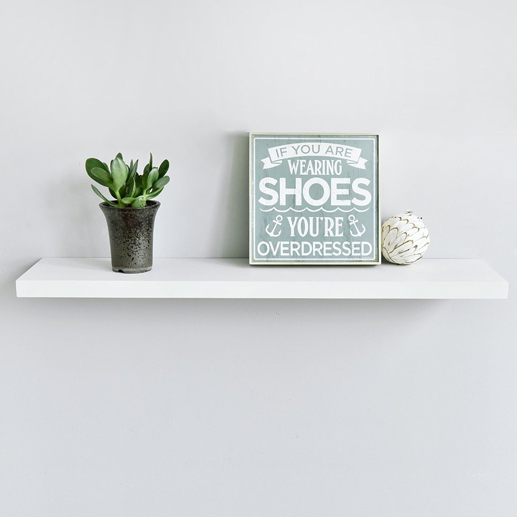 Kệ treo tường Rộng 60cm x sâu 15cm gỗ có nhiều màu