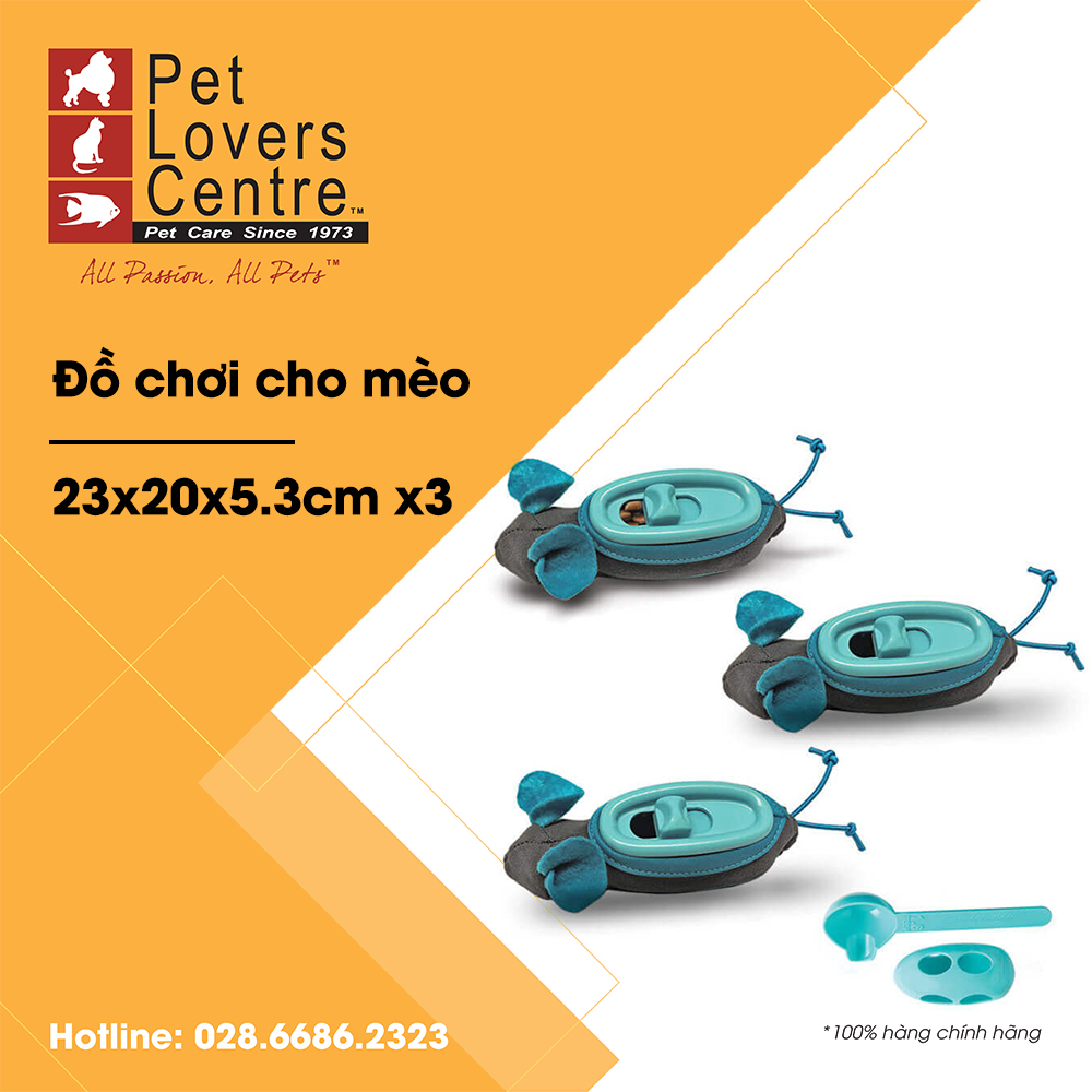 Đồ chơi cho mèo doc & phoebe's the hunting cat feeder