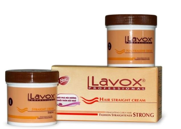 Bộ 2 hủ thuốc duỗi tóc Lavox Professional 140ml