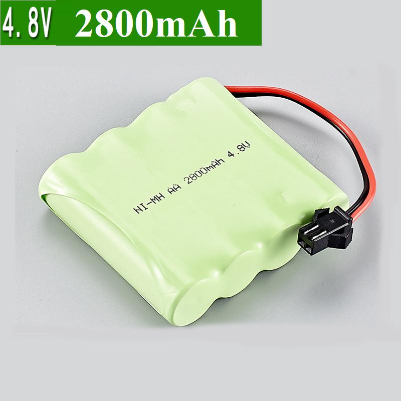 Pin 4.8v 2800mah cổng nối SM dùng cho xe mô hình điều khiển