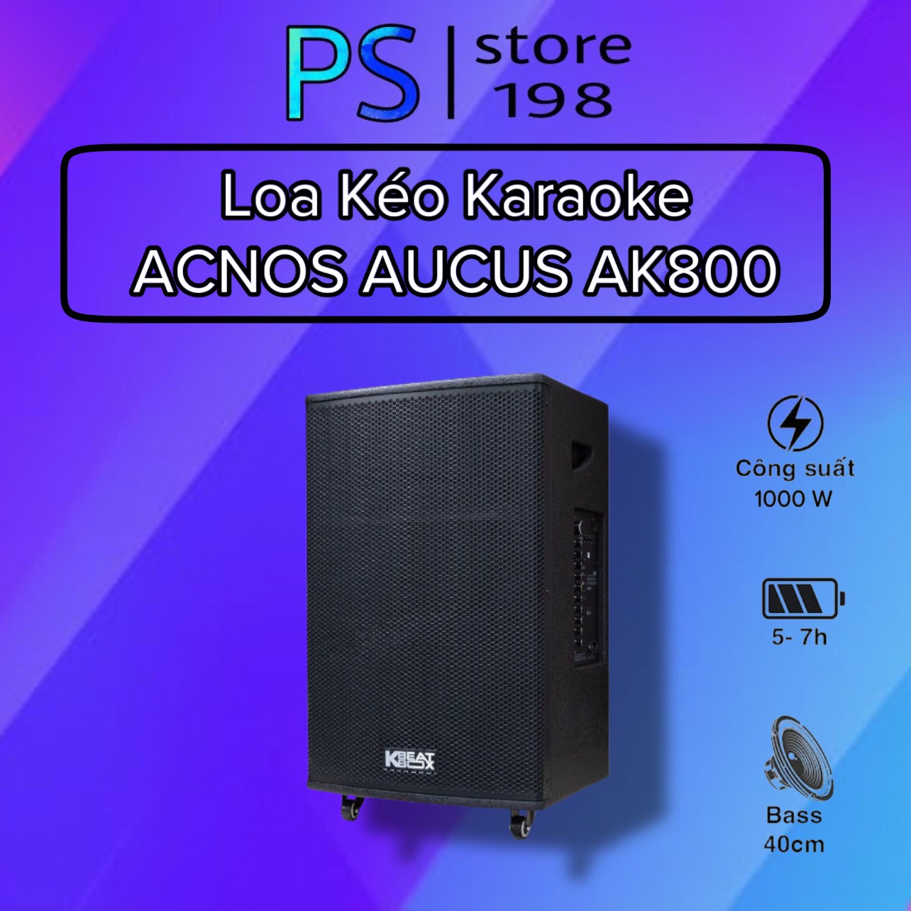 Loa kéo acnos aucus ak800 - hàng chính hãng