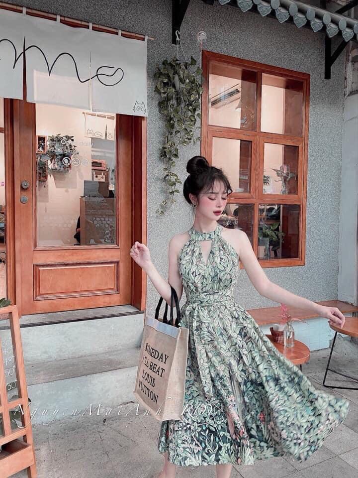 [Giá Tại Xưởng] Siêu Phẩm Váy Đầm Voan Nhật Xòe Cổ Yếm Đẹp Cực Sang Chảnh Giá Cực Kì Sốc, Form Chuẩn Đẹp, Phù Hợp Đi Biển, Xúng Xính Dạo Phố Đón Tết-TOÀN BỘ ẢNH THẬT 100% - Beleive Yandi