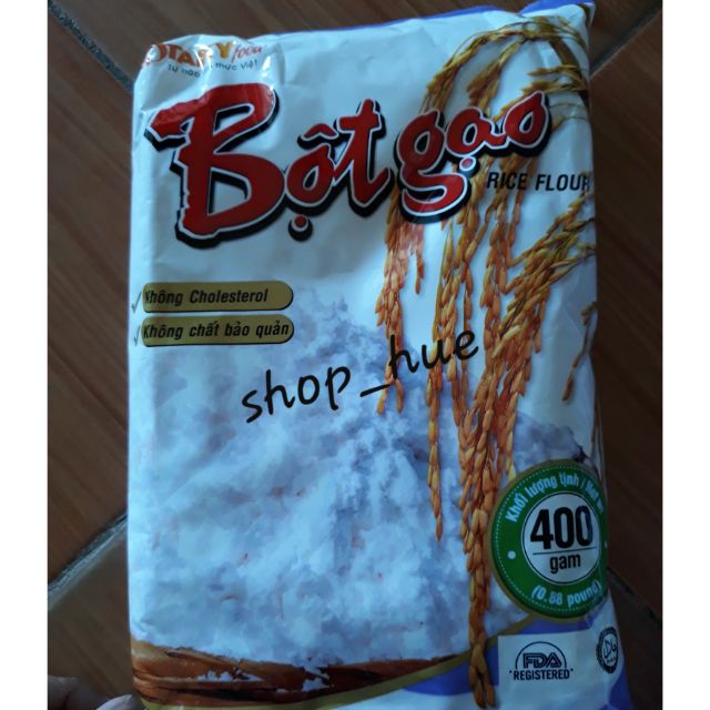 Bột gạo nguyên chất 100% làm bánh bèo gói 400gr