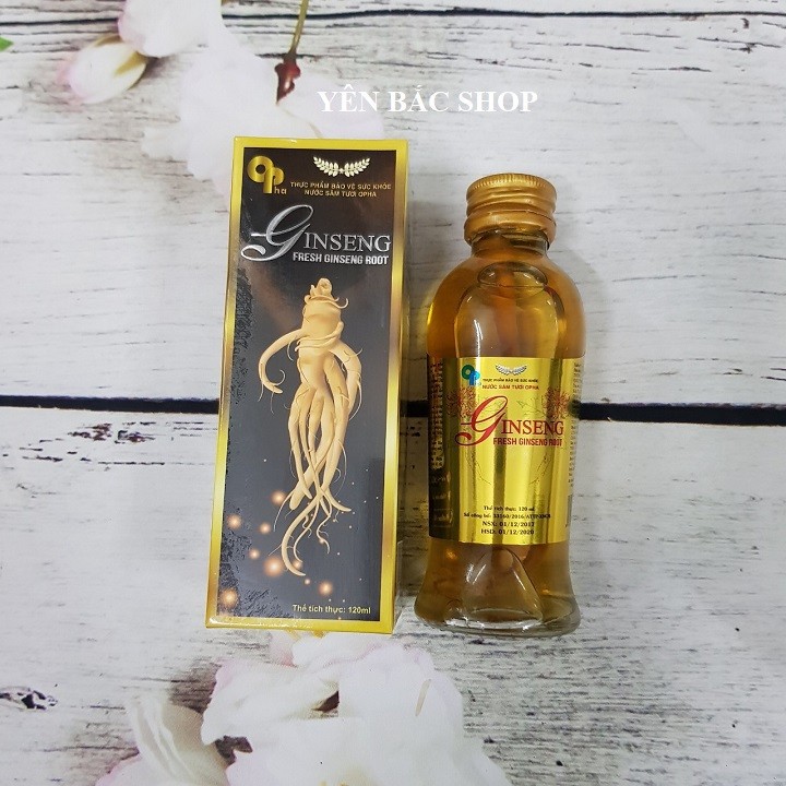 Nước củ nhân sâm tươi hàn quốc 120ml chai