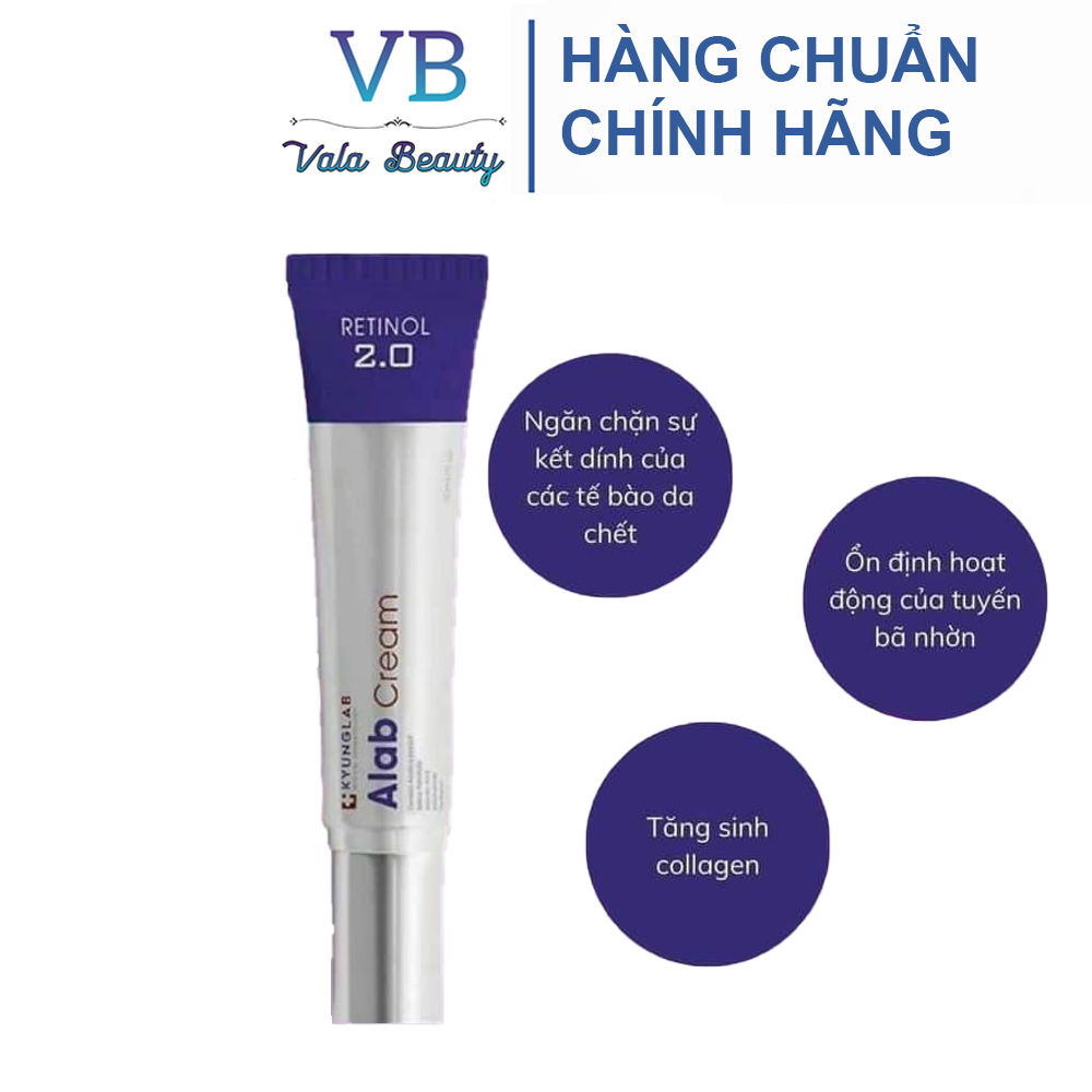 Kem dưỡng retinol Kyung Lab Alab Cream Tuýp 30ml Giúp Dưỡng Da Trắng Sáng Tái Tạo Trẻ Hóa Da Căng Bóng