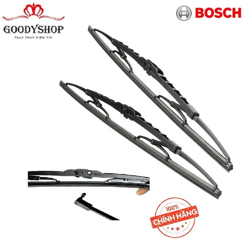 Bộ 2 gạt mưa xe HyunDai ACCENT Từ 2016 tới nay Bosch Advantage : 26inch 65cm và 16inch40cm GOODYSHOP