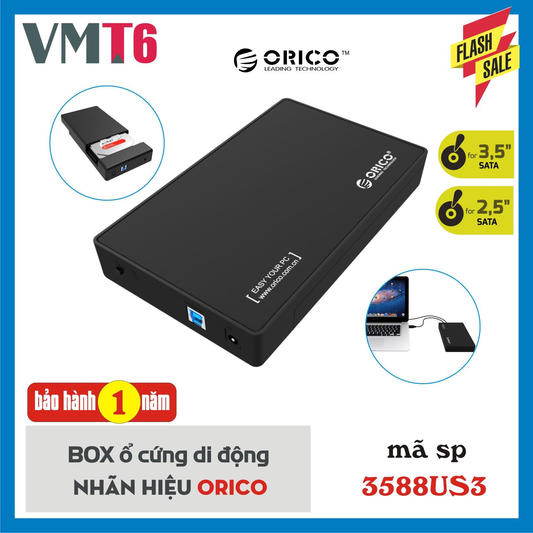 Box ổ cứng 3588us3 3,5 inch sata iii usb 3.0 bảo hành 12 tháng!