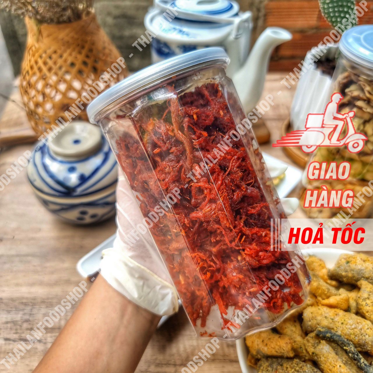 Khô Bò Sợi - Lon 300gr