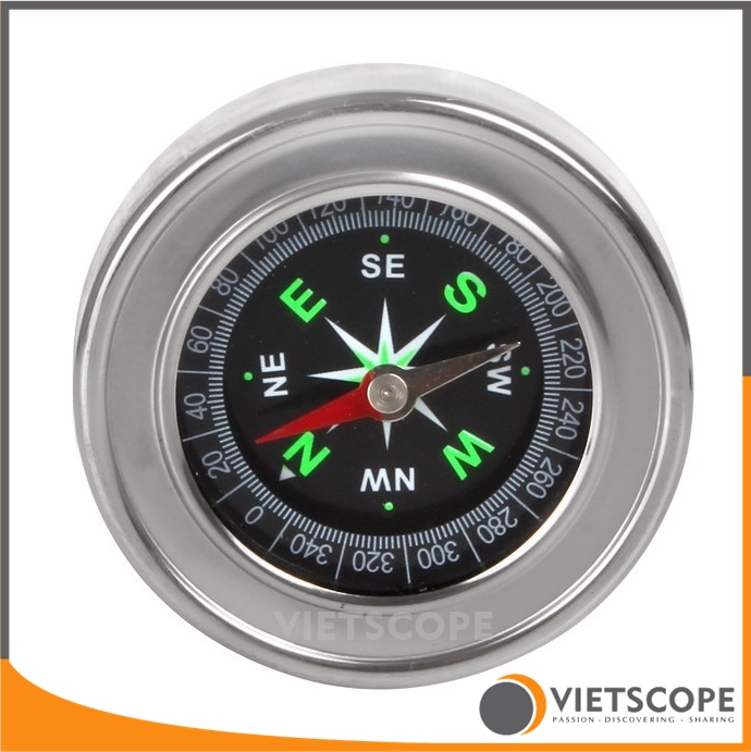 [HCM]La bàn thân inox lớn 6cm xác định hướng xây dựng phong thủy