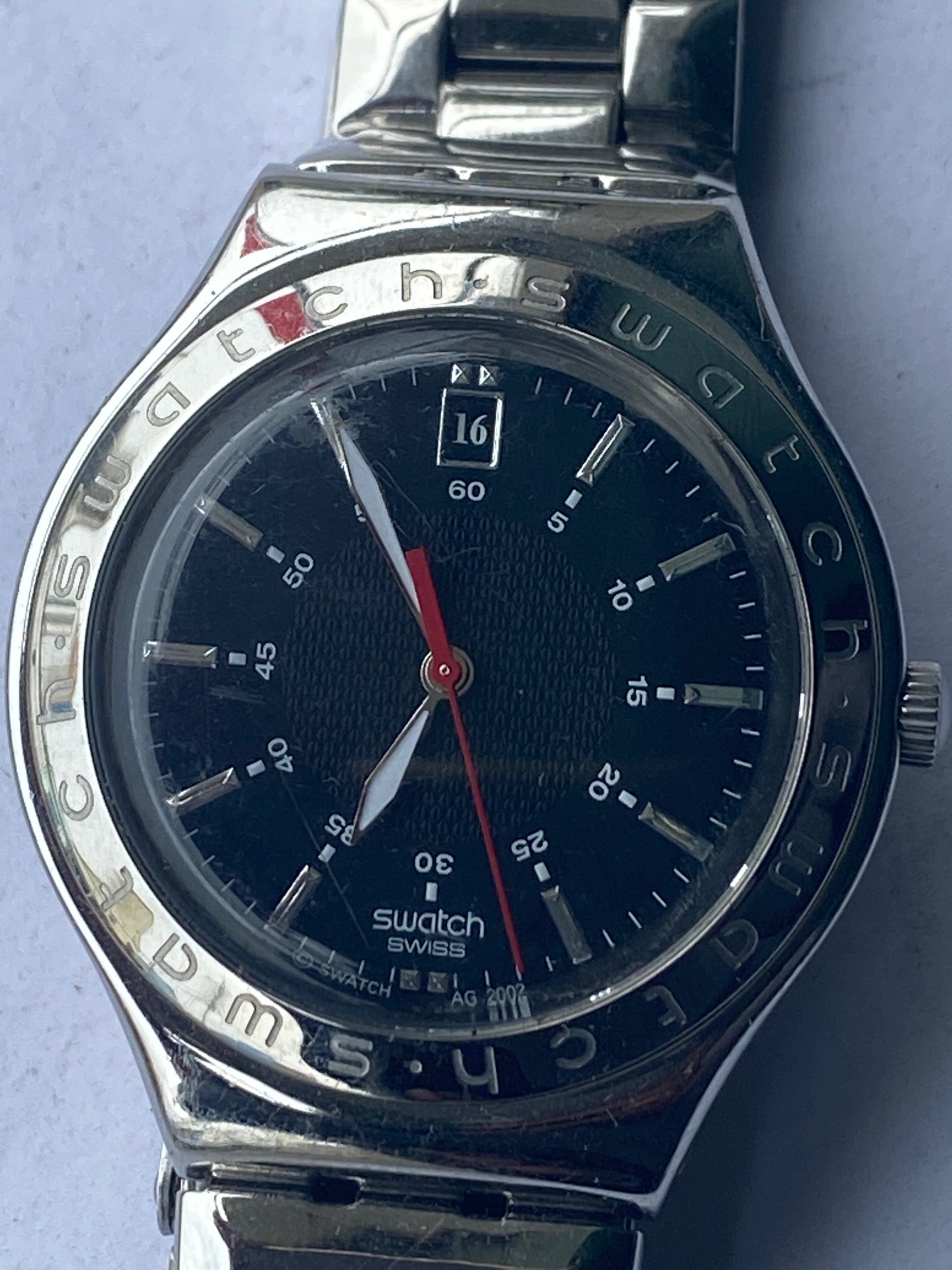 Đồng hồ sswatch swisss irony chính hãng thuỵ