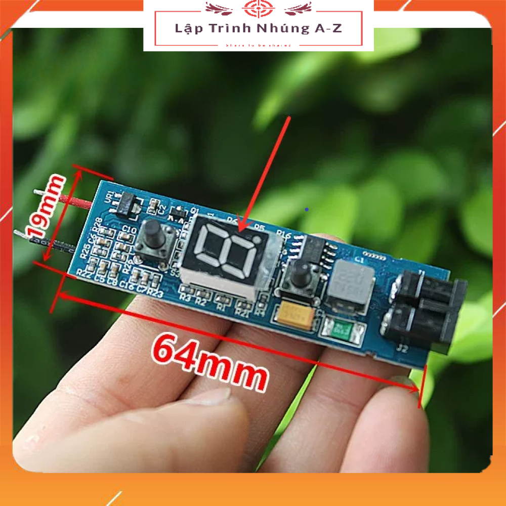 [Lập Trình Nhúng A-Z][G108] Mạch Quạt Áo Điều Hòa 7.4-8.4V 2S