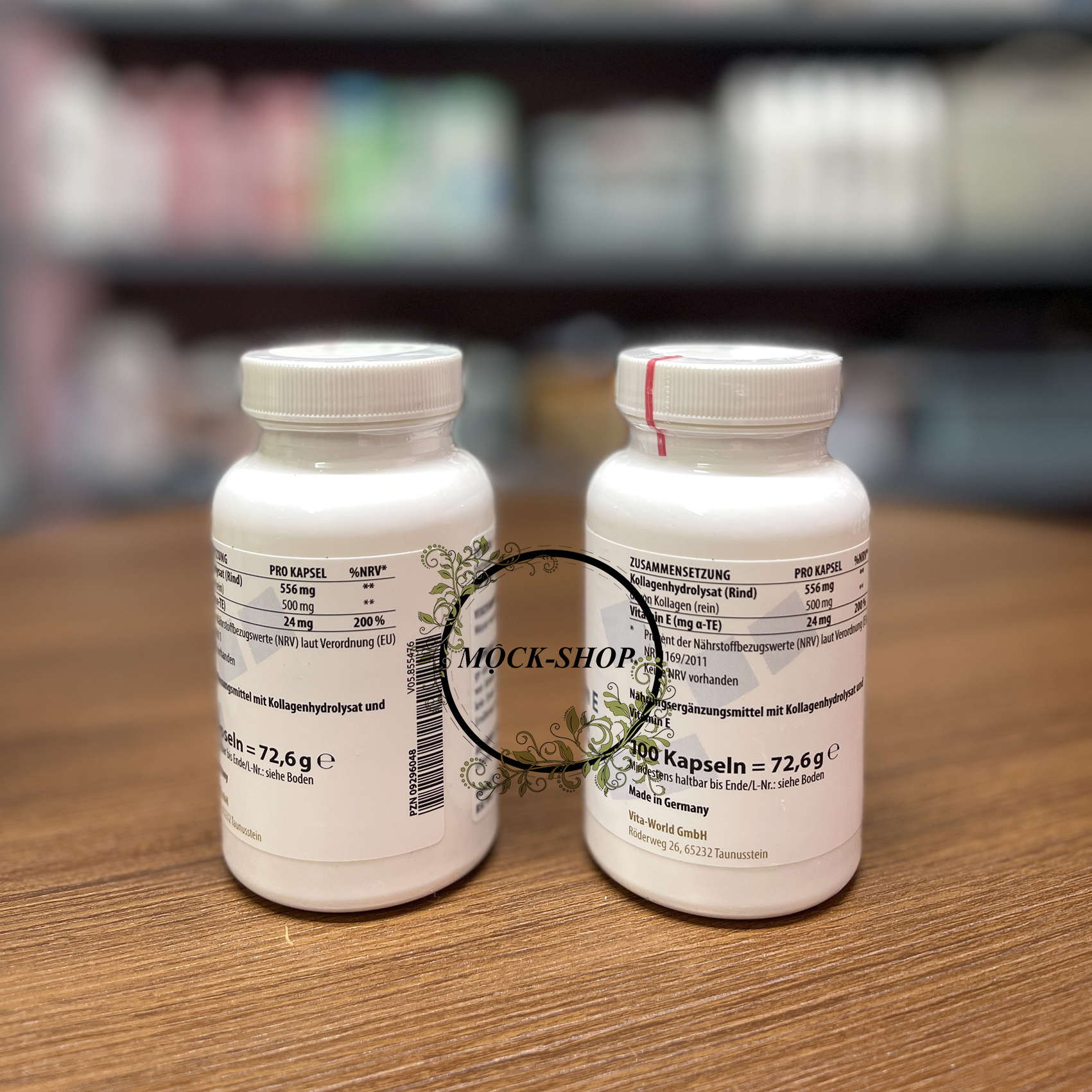 Kollagen Plus Vitamin E Collagen Vitaworld - 100Viên - Hàng nội địa Đức