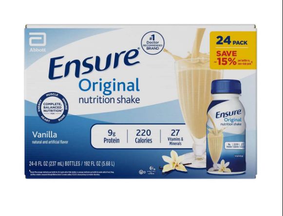 Thùng 24 chai sữa nước ensure original nutrition shake - nhập khẩu mỹ. date 10/2024