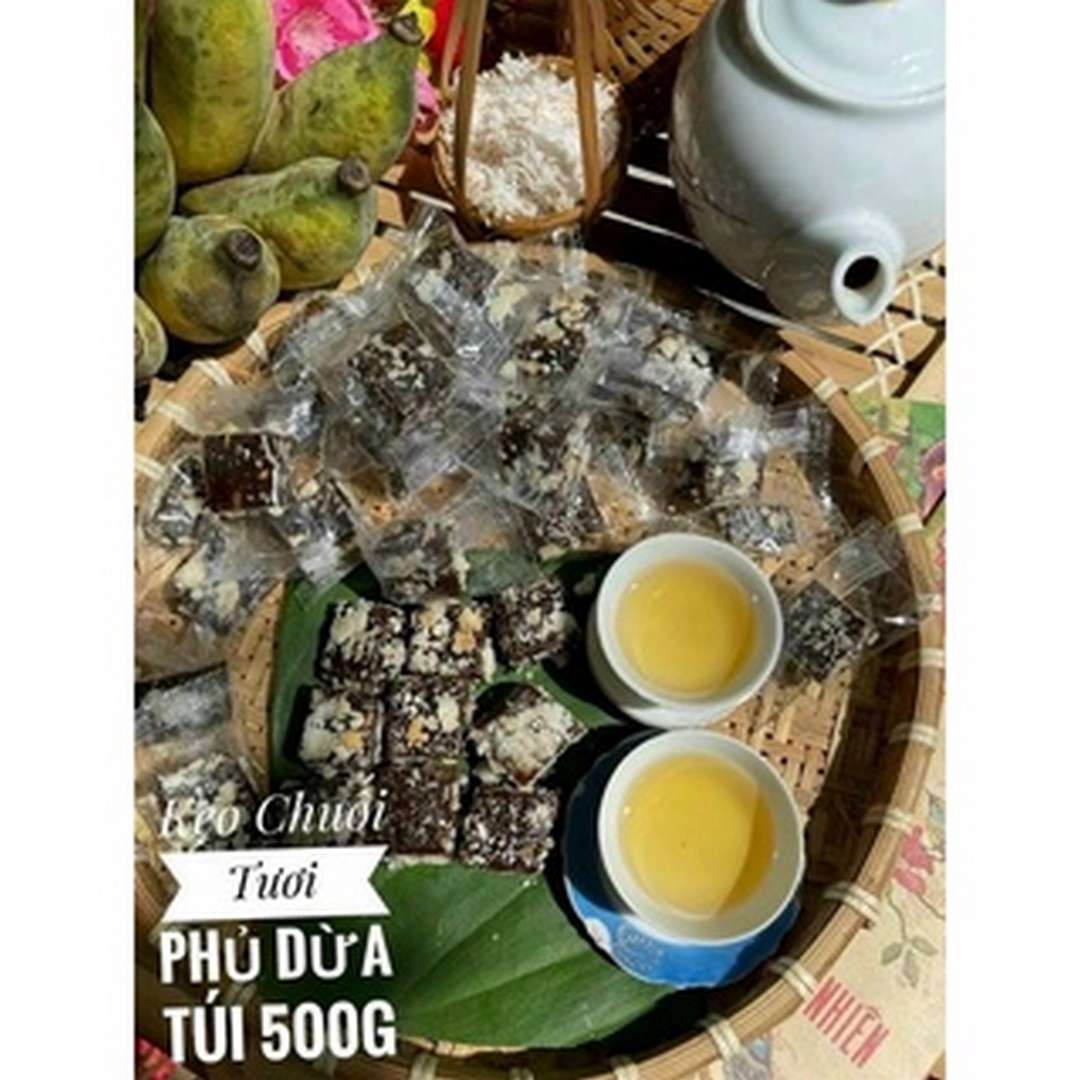 Kẹo chuối cơm dừa - siêu ngon 100g